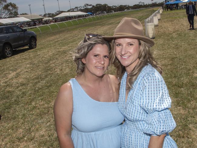 Tash McPherson &amp; Amanda Nietvelt at the 2024 Manangatang Cup. Picture: Noel Fisher