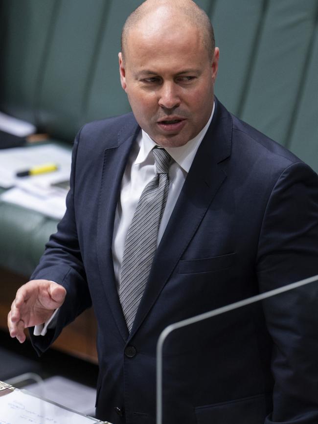 Treasurer Josh Frydenberg. Picture: NCA NewsWire/Martin Ollman