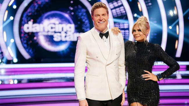 Dancing With The Stars Chris Brown and Sonia Kruger. Picture: Stu Bryce