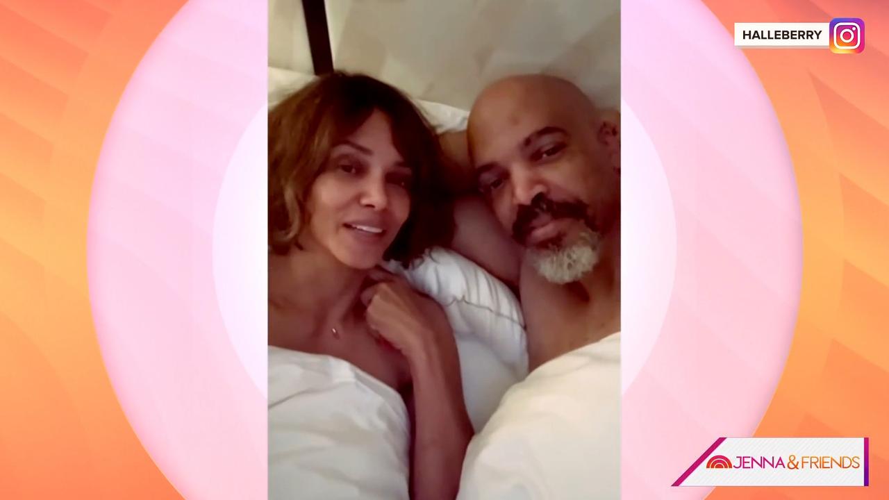 Berry caused a stir when she shared this video with partner Van Hunt to promote her line of personal lubricants.
