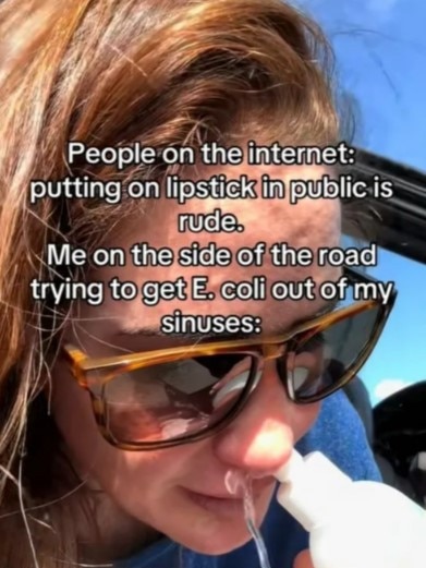 What was her partner eating?!? Photo: TikTok