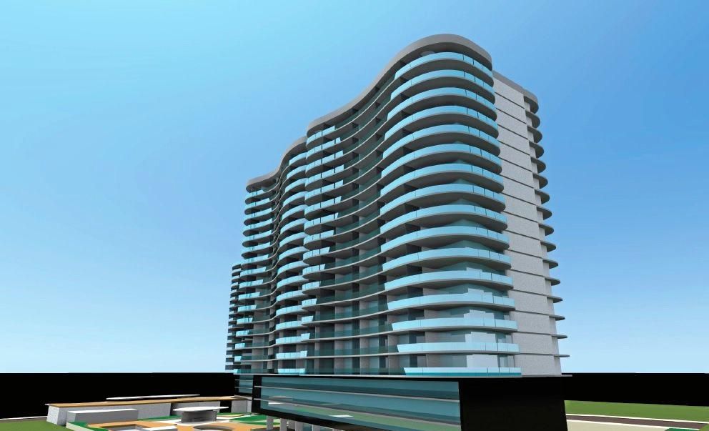 SKYSCRAPER PLANS: A concept design of the proposed skyscraper development in Urangan, which was approved by the Fraser Coast Regional Council at yesterday's meeting. Picture: Contributed