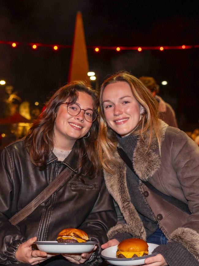 Ellena Prosser and Shelby Parr at Winter Feast 2025 in Hobart. Picture: Caroline Tan