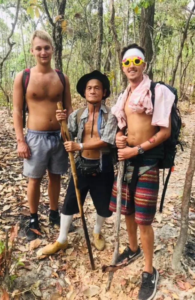 Lee Bartlett (left) was two months into his dream trip across Asia before he tragically died in 2019. Picture: Supplied