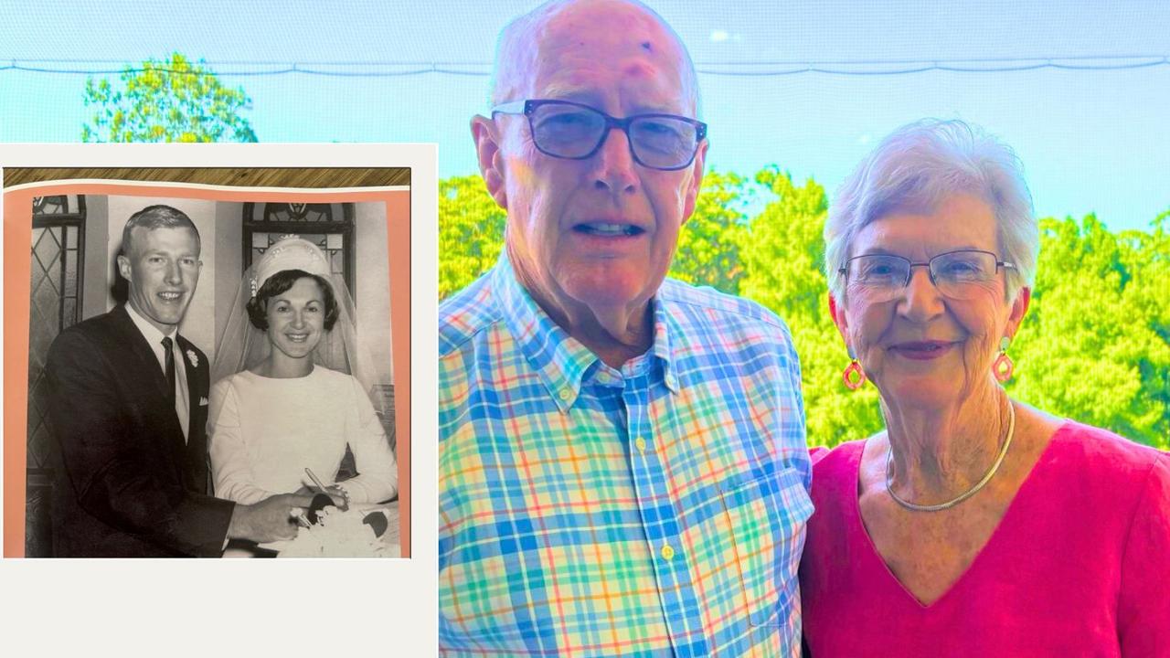 Carindale couple Jenny and Trevor Mahony have been married for 57 years, after meeting on a school bus.