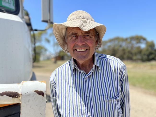 West Victorian farmer Geoff Gellert at Willaura. Picture: Timothy Cox