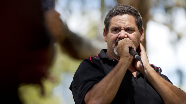 The tent embassy on Herrison Island welcomed guest speakers, Fred Hooper and Michael Anderson from the Canberra tent embassy. Pictures is Fred Hooper.