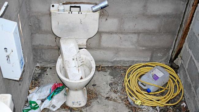 Disabled toilet at Mallanganee, NSW. Picture: Susanna Freymark