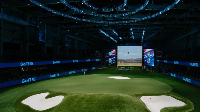 The Sofi Centre is hosting the new indoor golf league.