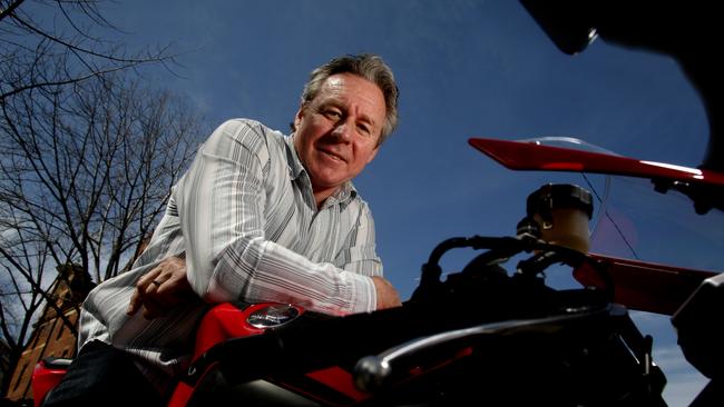 Former 500cc Motorcycle World champion rider and race car driver Wayne Gardner in Sydney.