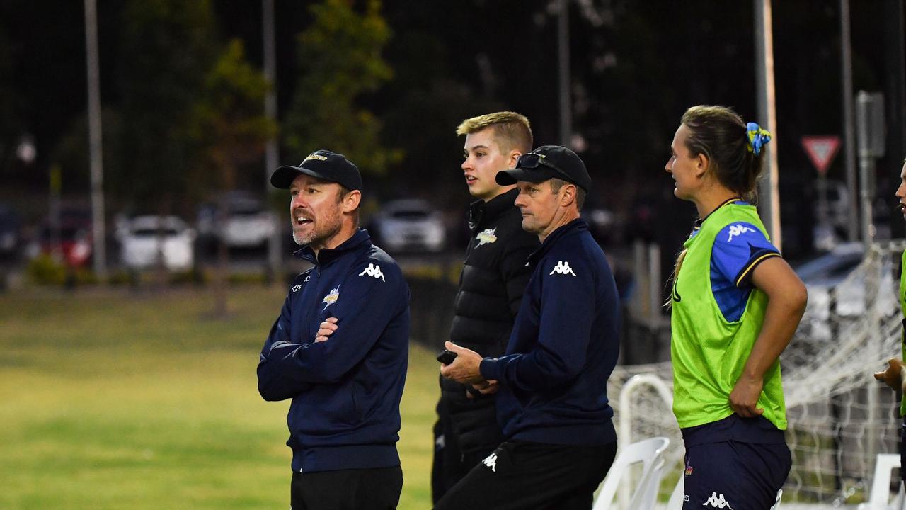 South West Queensland Thunder women's coach Tim Taylor has been nominated for the FQPL 1 Women's Coach of the Year award. Picture: Annette'&#128;&#153;s Action Shots