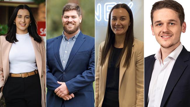 These are some of the rising stars of the Riverina’s real estate industry revealed. Picture: Contributed