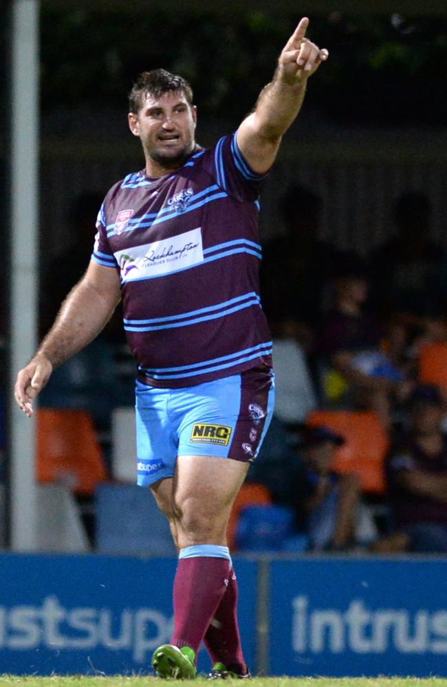 Dave Taylor made his Intrust Super Cup debut for the Central Queensland Capras.