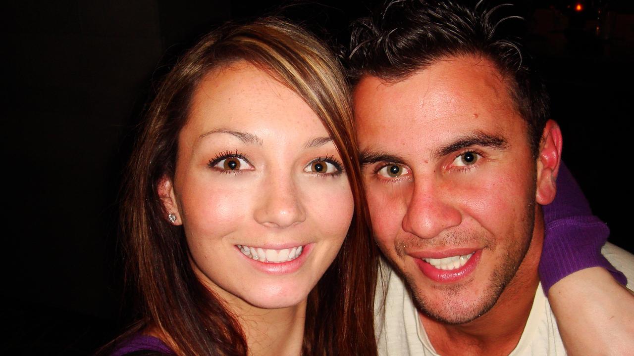 Ricki-Lee and first husband, Jamie Babbington.