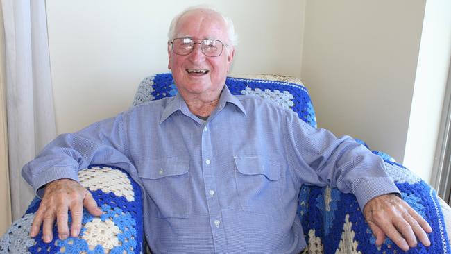 Long time Ballina local Anzac Cummings will today celebrate his 90th birthday with family and friends.Photo Leah White/ The Northern Star