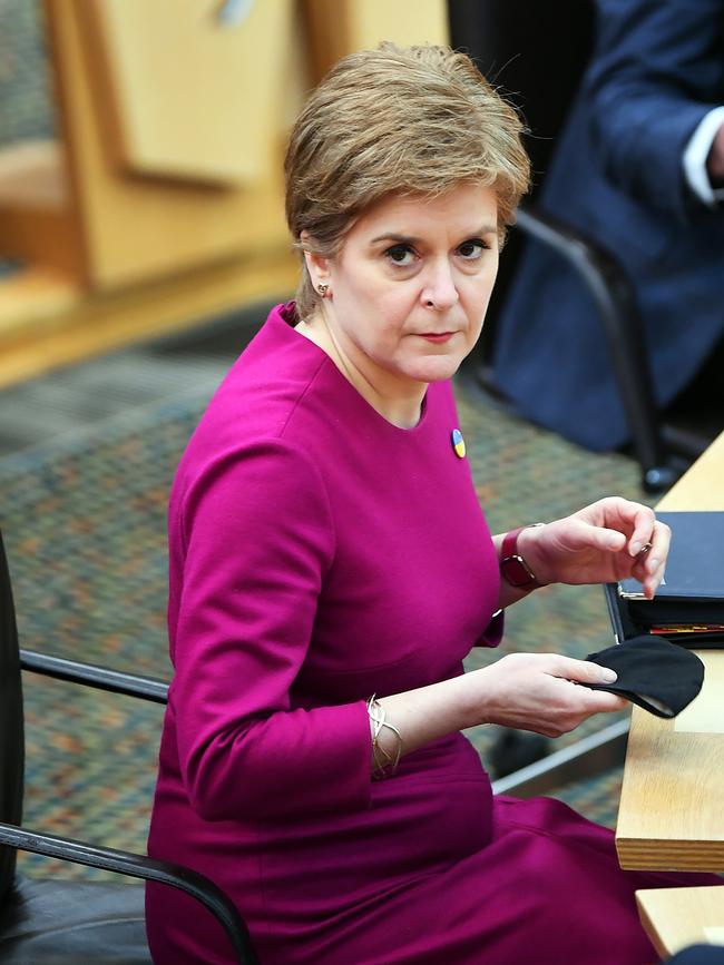 Scotland's First Minister Nicola Sturgeon.