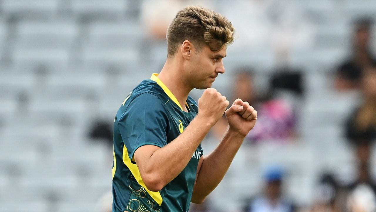 Spencer Johnson did his selection chances for the T20 World Cup no harm. (Photo by Hannah Peters/Getty Images)