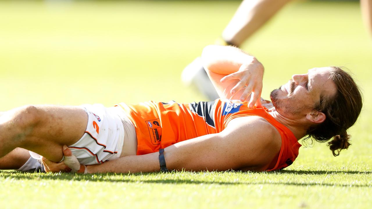 Phil Davis required surgery after suffering a serious hamstring strain in round 2 against Richmond. Picture: Getty Images