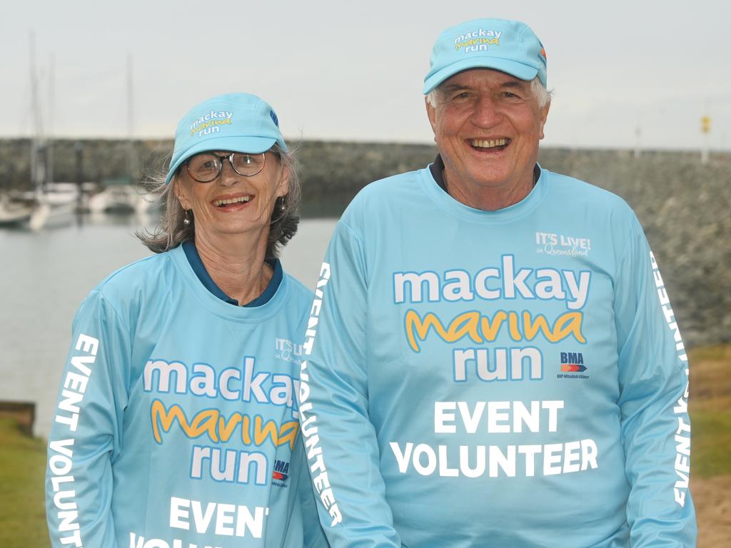 Lesley Farr and Bill Cooper at Mackay Marina Run Sunday 4 June 2023 Picture: Michaela Harlow