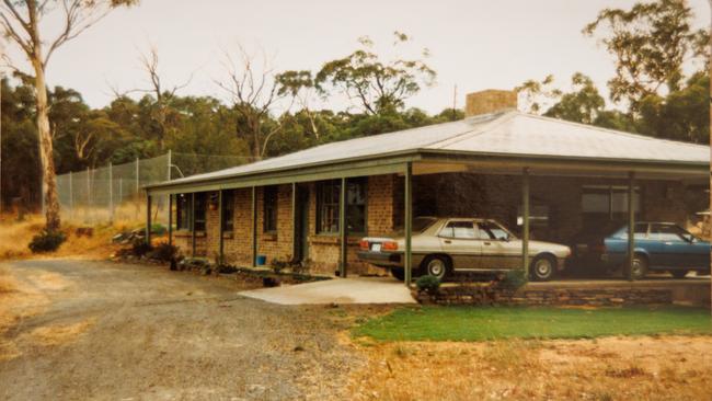 The home Vivienne Kroehn lost during the Ash Wednesday bushfires. Picture Matt Turner