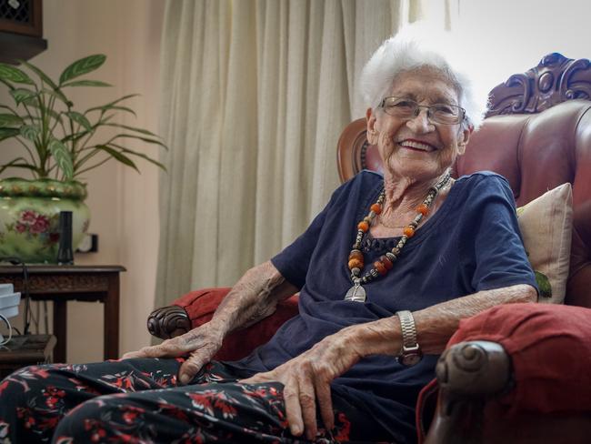 Shirley Williams, of Mount Pleasant, turned 97 on Wednesday, April 14, 2021. Picture: Heidi Petith