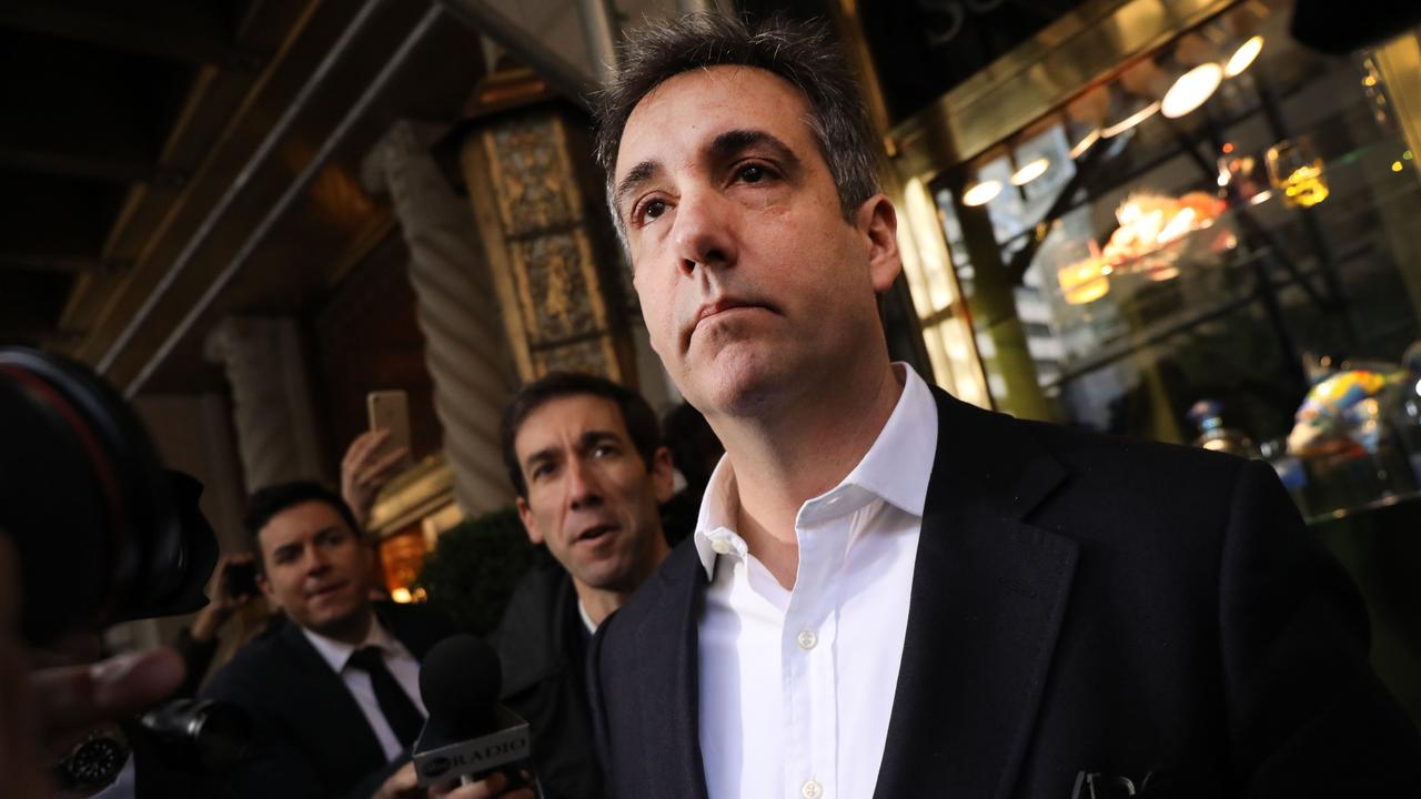 Michael Cohen, Mr Trump’s former lawyer, was sentenced to three years prison for campaign finance violations and tax evasion. Picture: Spencer Platt/Getty Images/AFP