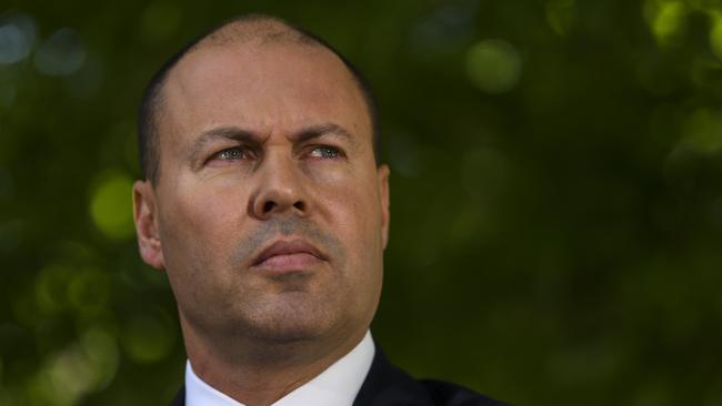 The Treasurer Josh Frydenberg: “Superannuation is not a plaything for union bosses nor a platform for pushing their industrial relations agenda.” Picture: Lukas Coch