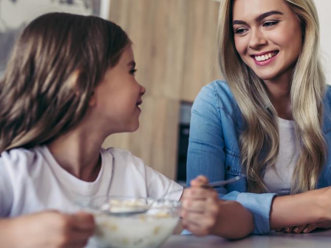 Parents are putting their health at risk by regularly skipping breakfast in the daily chaos of getting their kids out the door. Picture: iStock