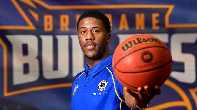 New Brisbane Bullets player Lamar Patterson. Picture: AAP Image/Darren England