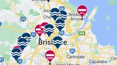 Road closures across Brisbane and South East Queensland.