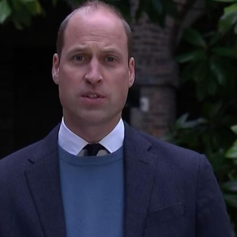 Prince William released a video statement about Princess Diana’s Panorama interview on the BBC. Picture: KensingtonRoyal/Twitter