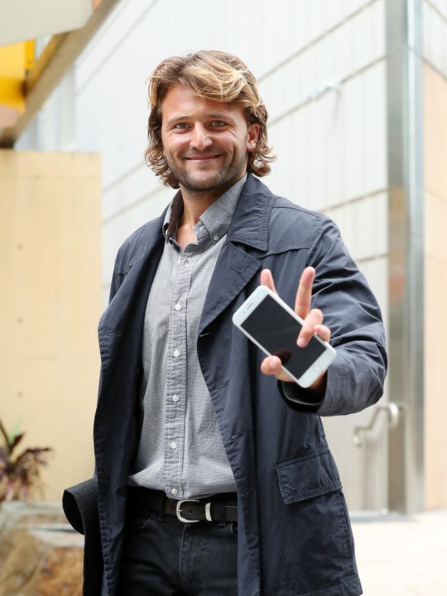 Jack Bow, former Goldsky staffer, outside court. Picture: Liam Kidston