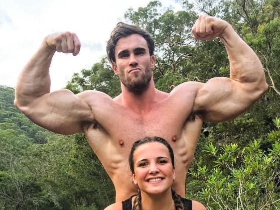 Calum Von Moger with his sister Anna Von Moger.