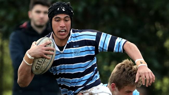 Joseph Suaalii , ***FEE WARNING***MUST CREDIT*** , GPS 1st XV v CHS 1st XV. Sport Rugby Union Schoolboys. David Phillips Field. 29 June 2018. Photo by Paul Seiser/SPA Images