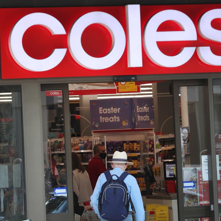 All Coles supermarkets, liquor and Coles Express sites in the affected areas will stay open during this time, and customers can continue to shop online using Click &amp; Collect or home delivery services. Picture: NCA NewsWire / David Crosling