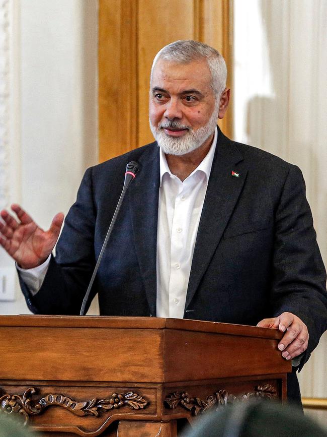 Ismail Haniyeh, the Doha-based political bureau chief of Hamas. Picture: AFP