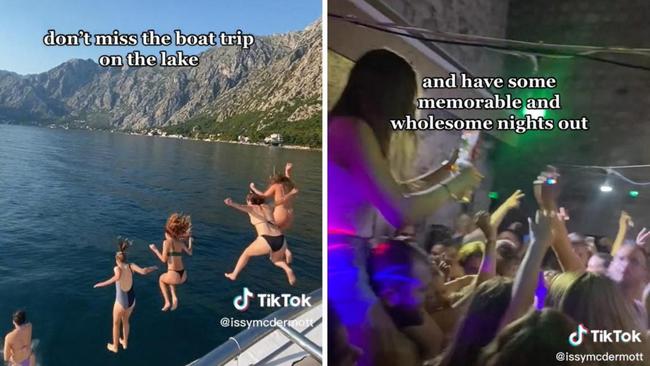 The savvy traveller's alternative to Ibiza? Possibly. Images via TikTok (@boundtoherbackpack).