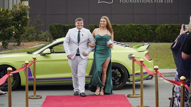 Toby and Gabby at the Caloundra Christian College formal 2024