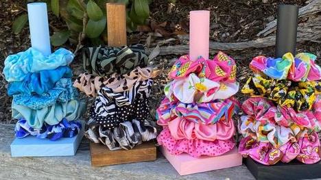 Scrunchies by Lyss' new line of scrunchie and stand packages.