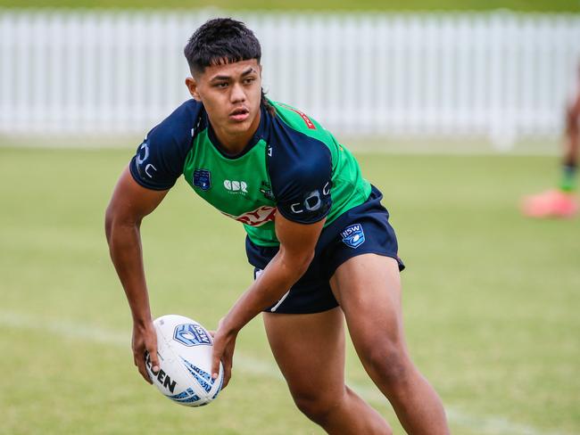 Ezra Leota in action for the Raiders. Picture: Warren Gannon Photography