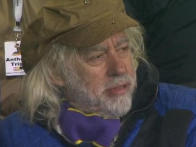 Sir Bob Geldof at the Melbourne Storm game