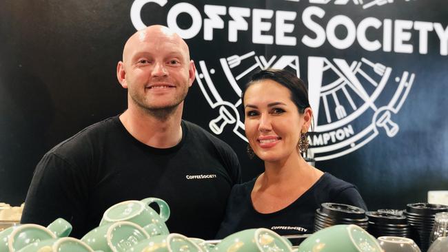 Former Coffee Society Rockhampton owners Spencer and Ayden Chapman.