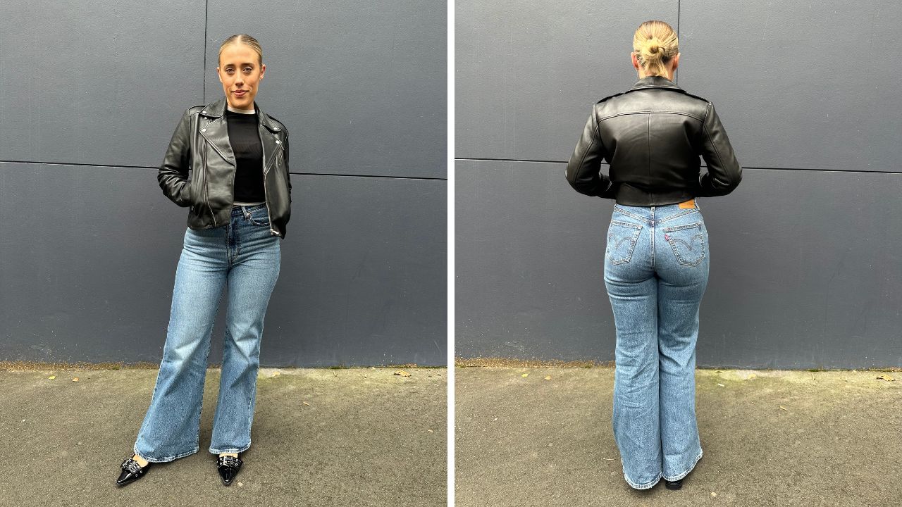 Levi's Ribcage jeans review. Picture: news.com.au