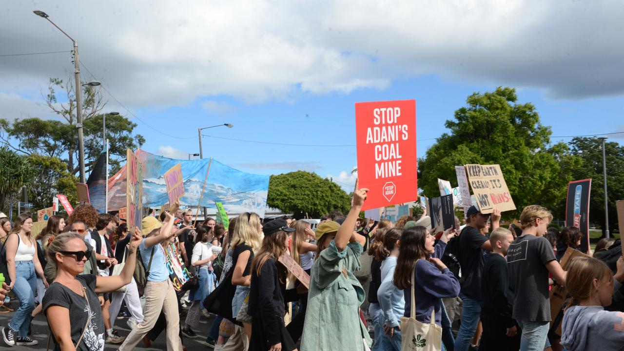 A School Strike for Climate protest was held in Byron Bay on Friday, May 21, 2021. Picture: Liana Boss