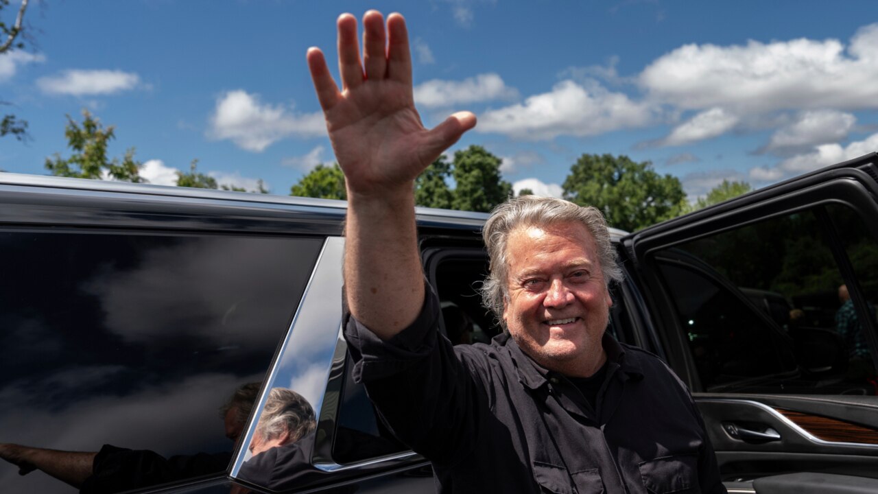 Steve Bannon turns himself in to prison after appeal rejection