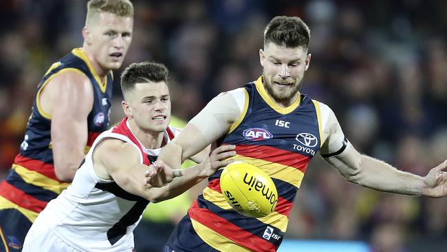 AFL - ROUND 20 - Adelaide Crows v St Kilda at Adelaide Oval. Bryce Gibbs. Picture SARAH REED