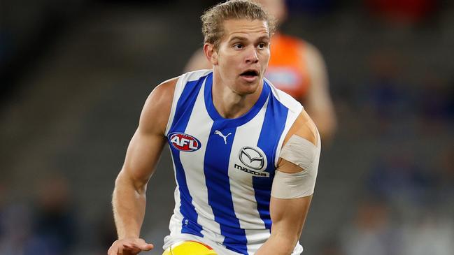 Will Jed Anderson be at Arden St next year? Photo by Michael Willson/AFL Photos via Getty Images