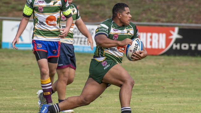 Josiah Pahulu is the Ipswich SHS Langer Trophy leader. Picture: Nev Madsen