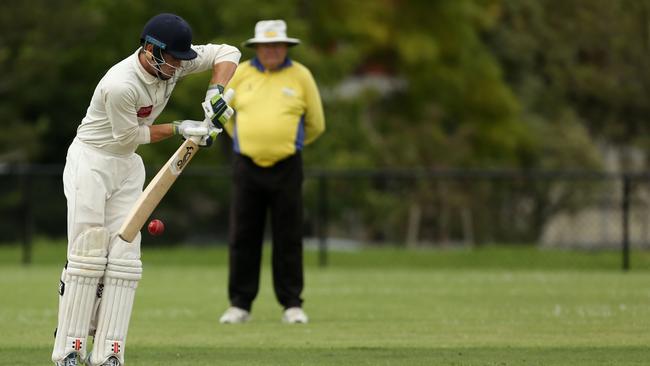 James Guley led Mont Albert’s fightback. Picture: Stuart Milligan