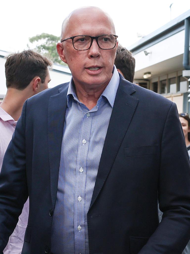 Opposition leader Peter Dutton is looking to take his place. Picture: Adam Head / NewsWire